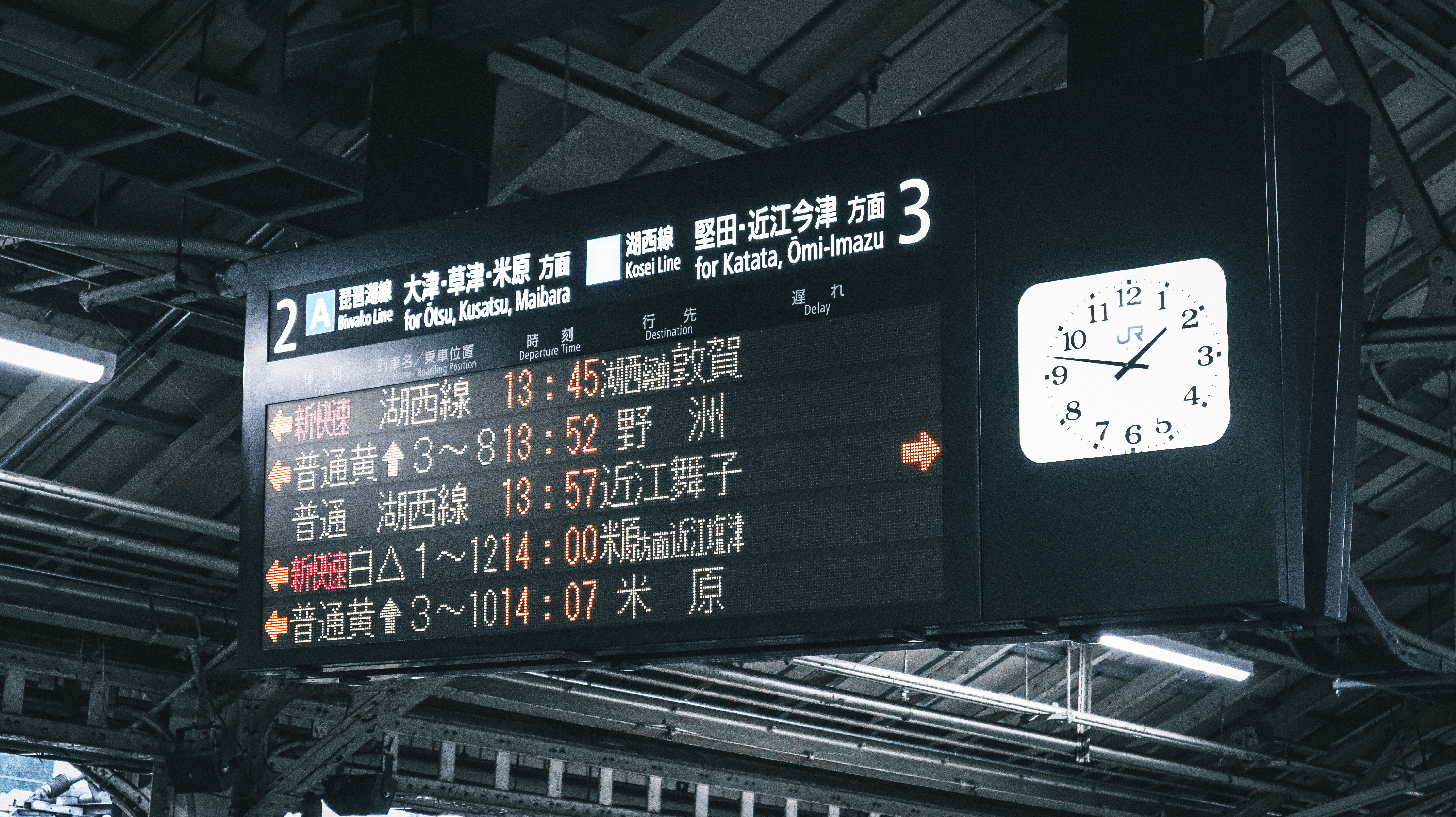Departure board