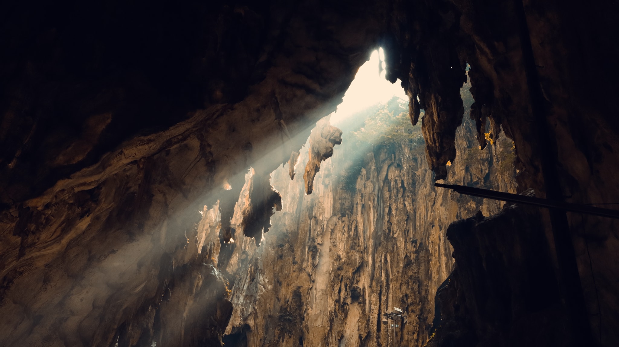 Light in Batu Caves